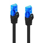 Ewent Câble réseau Type Patch Cat 5e U/UTP, AWG 26/7, 2 connecteurs RJ45 Noir Noir 3 MT