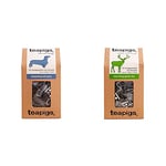 Teapigs Darjeeling Earl Grey Tea Bags Made with Whole Leaves (1 Pack of 50 Tea Bags) & Mao Feng Green Tea Bags Made with Whole Leaves (1 Pack of 50 Tea Bags)