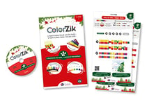 FUZEAU - 78295 - Livret ColorZik"Spécial Noël" - Méthode pour Jouer de la Musique Sans Solfège - 5 Partitions Colorées + 1 CD - Dès 5 ans