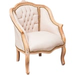 Fauteuil baroque 63x80x57 cm Fauteuil de salon rembourré Chaises Louis xvi Fauteuil de chambre en velours de style français