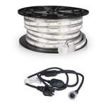 LED-list / Arbetsbelysning AGGE 230V - 1500 lm/m, 15 m, 1 st + Nätsladd