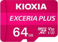 Kioxia Exceria Plus memory card 64 GB MicroSDXC Class 10 UHS-I (Kioxia microSD-Card Exceria Plus 64GB)