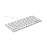 R-Go Compact Clavier, AZERTY (BE), blanc, filaire - Clavier - USB - AZERTY - Belge - blanc