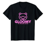 Youth Gloomy Bear Naughty Grizzly Pink Face Text Logo Anime Kids T-Shirt