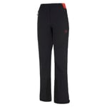 La Sportiva Orizion Pant W - Pantalon softshell femme Black / Cherry Tomato L - Regular