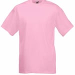 Fruit of the Loom Valueweight Crew Neck T Rosa bomull X-Large Herre