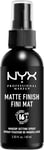 NYX Matte Finish Setting Spray - Professional Makeup - Long Lasting - 60ml