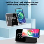 Wireless Charger Alarm Clock Alarm Clock Wireless Charging Station Type C