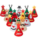 THE TWIDDLERS - 15 Chapeaux de fête de Noël - Decoration Noël Accessoires Photo, Deco Noël pour Enfants & Adultes, Bonnet Noël déguisement enfant & Adultes - Motifs Assortis