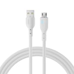 Joyroom USB-A til Micro-USB-kabel, 2,4A, 1,2m - Hvit