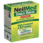 NeilMed's Sinus Rinse Extra Strength Pre-Mixed Hypertonic Packets 70 Count Pa...