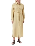 Triumph Women's Thermal MyWear Maxi Dress bathrobe, Moss Light, 6