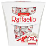 Ferrero Raffaello Pralines, Christmas Chocolate Gift, Gifts for Women and Men, Coconut Speciality with Coconut Filling and a Whole Almond, Box of 23 (230g)