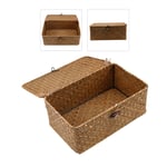 Wicker Hamper Storage Basket Brown Wicker Gift With Lid- Small,Medium/ Large UK