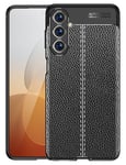 Samsung Galaxy M54 5G      Leather Texture Case    Black