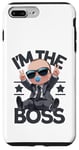 Coque pour iPhone 7 Plus/8 Plus Baby Boss « I'm The Boss » Retro Like A Boss Kids