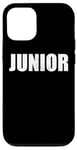 Coque pour iPhone 12/12 Pro Prénom junior anniversaire rétro nom papa personnalisé