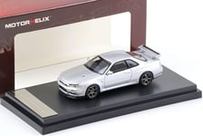 1:64 MOTORHELIX Nissan R34 V Spec II Sparkling Argent M63406