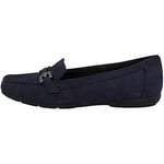 Geox Femme D Annytah Moc A Mocassins, Dk Blue, 37 EU