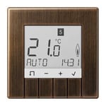 Jung serie-lS – Thermostat universel serie-lS avec display laiton antik