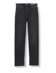 REPLAY Women's WB461 Maijke Straight 573 Online Jeans, Dark Grey 097, 28W / 28L