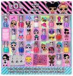 LOL Surprise Nail Set 18 Pieces, Peel-Off Polish & Stickers Girls - MEGA BARGAIN