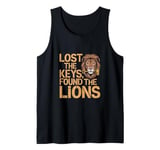 Lost The Keys Found The Lions Funny Zoologist Zoo Tank Top