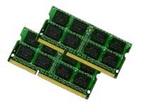 CoreParts - DDR3 - sats - 4 GB: 2 x 2 GB - SO DIMM 204-pin - 1066 MHz / PC3-8500 - ej buffrad - icke ECC