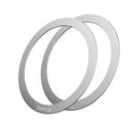 Baseus Halo MagSafe Magnetic Ring 2 Pcs - Silver