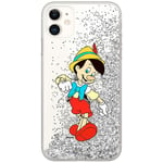 ERT GROUP Coque de téléphone Portable pour Apple Iphone 11 Original et sous Licence Officielle Disney Motif Pinocchio 001, avec Effet de débordement de Paillettes