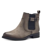 Tamaris Femme 8-85306-43 Bottine Chelsea, Pierre Nubuck, 40 EU