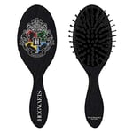 CERDÁ LIFE'S LITTLE MOMENTS - Harry Potter Brosse à Cheveux Démêlante - Idée Cadeau Femme Fille - Accessoire Officiel - Noir