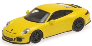 MINICHAMPS - Voiture sportive PORSCHE 911 R de 2016 de couleur jaune - 1/87 -...