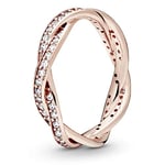 PANDORA Ring 180892CZ-52 Bague rose argentée pour femme