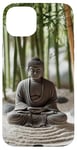 Coque pour iPhone 15 Plus Zen Garden Tranquillité Méditative Bouddhisme Yoga