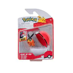 Pokemon Clip N Go Battle Feature Figure Set und Action Ready (Tepig und Poke Bal