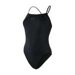 Speedo Eco Endurance+ Thinstrap 1 Piece Maillot de bain Femme, Noir, 26