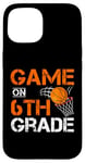 Coque pour iPhone 15 Jeux amusants sur le basket-ball de sixième année premier jour d'école