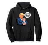 Moo Deng 24 Trump and His Hippo for the Campaign Pullover Hoodie