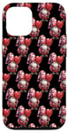 iPhone 12/12 Pro Funny Valentines Gnome Dad Graphic With Red Heart Lollipops Case