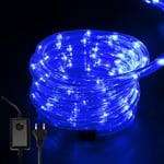 Tube Lumineux Extérieur led Guirlande Lumineuse Décoration Noël avec Adapteur d'alimentation,30m Bleu - Randaco