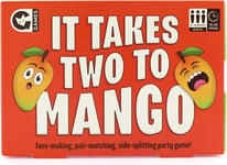Ginger Fox It Takes Two To Mango Family Fun Card Game - Quick Thinking, Face-Pul