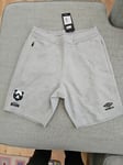 BRISTOL BEARS  Grey fleece Shorts with pockets Small BNWT