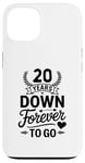 Coque pour iPhone 13 20 Years Down Forever To Go Mariage Anniv Couple marié