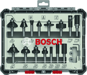 BOSCH FRESESETT HM MIXED 8MM 15 DELER