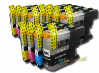 12 LC223 Ink Cartridge Set For Brother MFCJ5320DW MFCJ5620DW MFCJ5625DW non-OEM