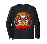 Daruma Doll Japan Ramen Japanese Noodles Long Sleeve T-Shirt