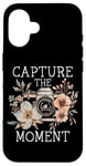 Coque pour iPhone 16 Photographe Capture The Moment Appareil photo Photographie