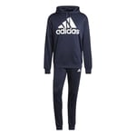 adidas Homme Sportswear French Terry Hooded Track Suit, semi lucid blue/black, XS