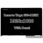 11.6" Lenovo YOGA 700-11ISK 80QD LED LCD Touch Screen Digitizer Bezel Assembly